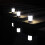 Cold white solar mini courtyard ground plug LED garden light solar plastic light lawn landscape light 4