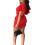 Conjunto feminino de top com decote em V e shorts com babados 5