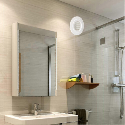 100mm Vent with Protective Grille - ABS (100mm) 2
