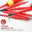 7 in 1 Insulated Screwdriver Set Magnetic Screwdriver Tool Kit Electrician Multi-function Interchangeable Chrome Vanadium 5