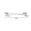 Latch and Bolt, Stainless Steel, 200mm, Silver 2
