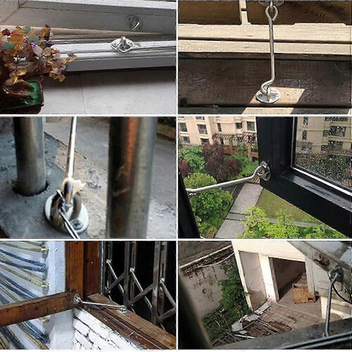 Latch and Bolt, Stainless Steel, 200mm, Silver 2