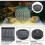 4-Piece Replacement Solar Light with LED Bulb, SL.GT Solar Panel, Solar Panel Battery, Spare LED Solar Box 3