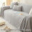 Luxuriöser Plüsch-Sofabezug/Decke – Polyester – 1 Stück 1