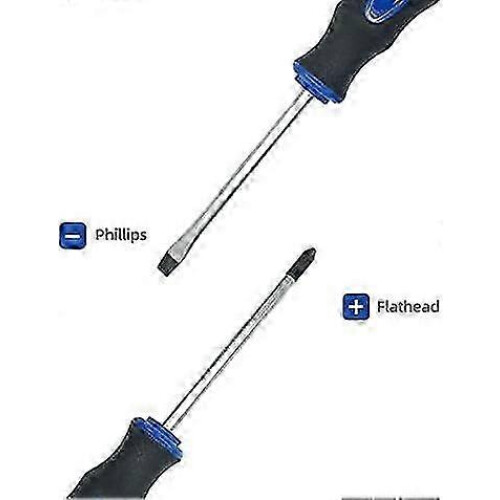 6-Piece Magnetic Screwdriver Set, 3 Phillips and 3 Flat Head, Professional Buffer Grip | 6-Piece Hand Tool Set 2