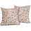 Fodere per cuscini floreali 45x45 cm, set da 2, verde oliva 2