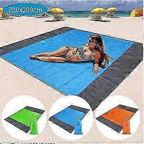 Waterproof Beach Mat (210x200cm) - Sand-Proof compatible with Camping/Picnic 1