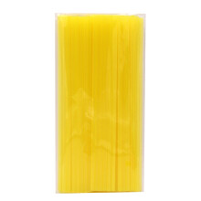 Cannucce gialle a bocca piatta, 200 pezzi
