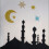 Festival Middle Eastern Door Sticker Glittering Nonwoven-CL 6