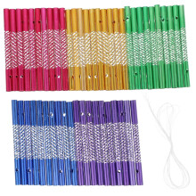 Kit de carillon éolien en aluminium à monter soi-même (tubes de 8 cm)