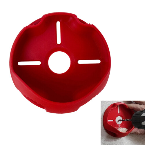 Efficient Drill Dust Collector Keep Work Area Clean with-Red 2