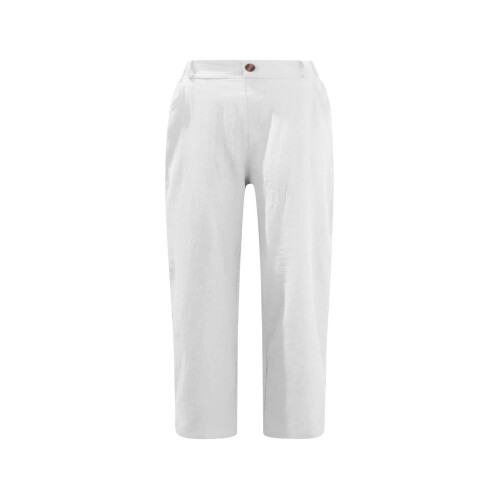 Pantaloni da donna a gamba larga e vita alta 1