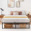 TROPOW Twin Metal Platform Bed Frame, 14" Black 1