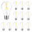 Ampoule LED Edison vintage A19 8W 800LM 5000K E26 1