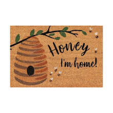 Brown Bee Welcome Mat – Liukumaton sisä- ja ulkokäyttöön tarkoitettu ovimatto