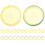 24 tranches de citron artificielles décoratives en PVC 1