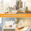 USB Bedside Lamp Triangle Table Lamp Modern Solid Wood LED Night Light, Children's Night Light Bedside Lamp with USB Rechargeable Table Lamp 5