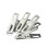 20 Stainless steel clothespins, unbreakable, unbreakable clips, will not rust 3