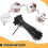 200-Pack 8" Cable Ties - UV Resistant Nylon Zip Ties 2