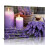 Tableau sur toile florale violette lavande 1
