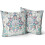Fețe de pernă decorative Boho, 50x50 cm, set de 2, model pluș scurt 1