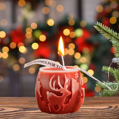 Velas Cônicas Vermelhas – Premium de Queima Constante, Pacote com 12