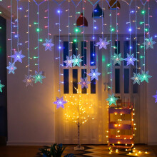 Kurtyny świetlne LED Snowflake, 96 diod LED, 3,5 m