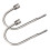 Crochets pour embrasses de rideaux muraux (lot de 2) 1