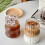 Gerippte Glasbecher, 532 ml, 2er-Set 1