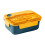 Bento Lunch Box 3 θέσεων, μπλε σκούρο 42oz 1