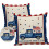 Fodere per cuscini da esterno 20x20 pollici, set da 2, in cotone e lino 1