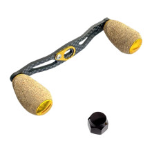 Fishing Reel Handle – Carbon Fibre & Cork, 10.5 cm