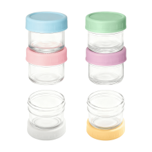 Glasbehälter für Salatdressing, 100 ml, 6er-Pack