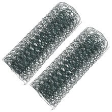 Tela de arame para galinheiro verde-oliva (2 rolos)