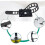 Black Adjustable Cable Holder, 100 Cable Clips Adjustable Cable Ties, 3M Self-Adhesive Cable Clips Cable Clamps 2