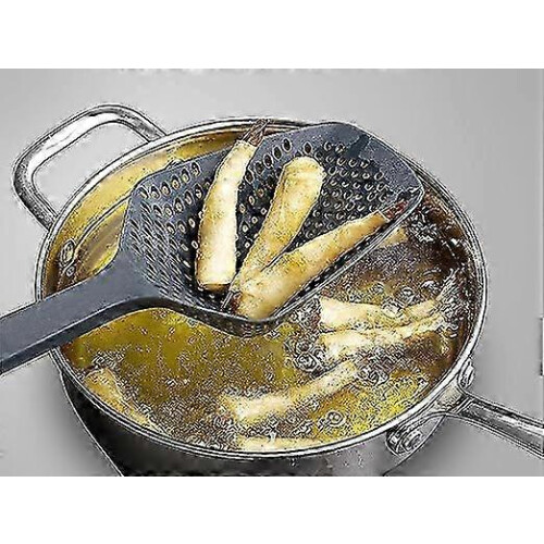 Black, Large, Plus - Colander, Drainer/Collector, Drain and Serve, Dishwasher Safe 2