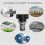 3/4 inch waterpompfilter met 80 mesh roestvrijstalen filter, inline filter, tuinfilter 1