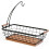 Rectangular Fruit Basket with Banana Hanger, Metal and 1