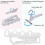 Perchero de pared de acero inoxidable plegable de 5 orificios 5