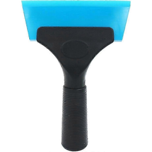 (Blue) 2-Pack Silicone Scraper, Rubber Scraper compatible with Car Window/Car Sticker/Glass/Mirror/Shower Installation 1