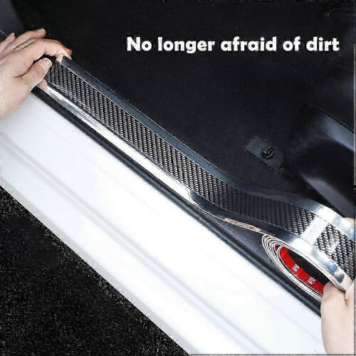 Silver Car Threshold Protector (3Mx5CM) - Anti-Collision Sticker Tape 2