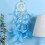 LED Dream Catcher Night Light - Handmade Feather Wall Hanging (Blue) 2