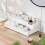 Plastic storage box, accessories storage box, white, set of 3 4