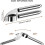 Stainless Steel Garlic Press - Portable Ginger/Garlic Chopper (Silver) 2