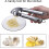 Stainless Steel Garlic Press - Portable Ginger/Garlic Chopper (Silver) 3