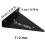 2pcs triangular metal bracket, triangular shelf bracket, floating shelf bracket, triangular fixed bracket with mounting accessories, p 2
