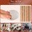 5 Piece Set Wooden Handle Pottery Tools Clay Modeling Pattern Roller Set Brown 4