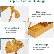 Mosquito coil holder, 2-piece mosquito coil box, durable metal mosquito coil holder, mosquito coil burner, mosquito coil holder