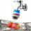 Red, 5pcs Mini Water Filter Faucet Purifier Charcoal Purifier Home Tools 2