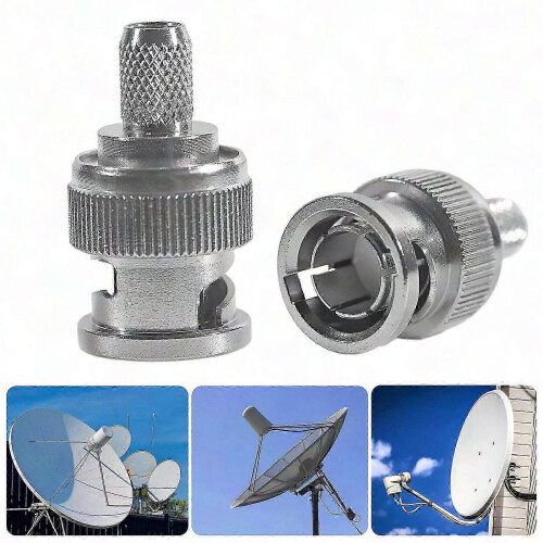 Kupfer BNC-Stecker auf RG59-Adapterstecker 1